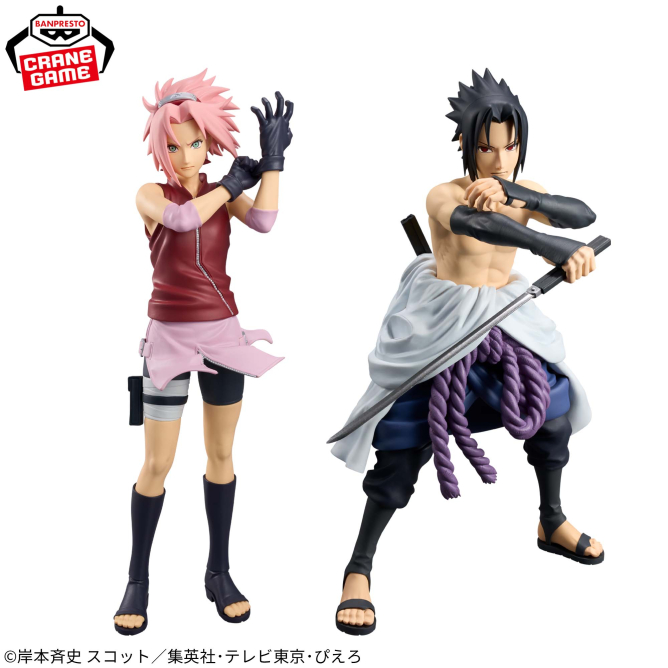 【4点セット】NARUTO-ナルト- 疾風伝 Grandista 春野サクラ NARUTO-ナルト- 疾風伝 Grandista-HARUNO SAKURA ＆ UCHIHA SASUKE