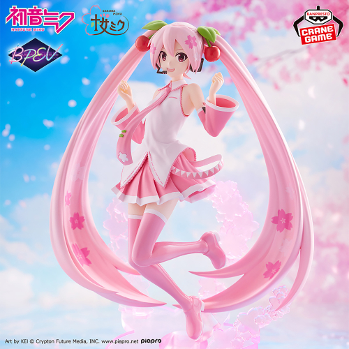 新品未開封初音ミク、桜ミクフィギュア４体まとめ売り 桜ミク BANPRESTO EVOLVE 桜ミクフィギュア｜商品情報｜バンプレスト